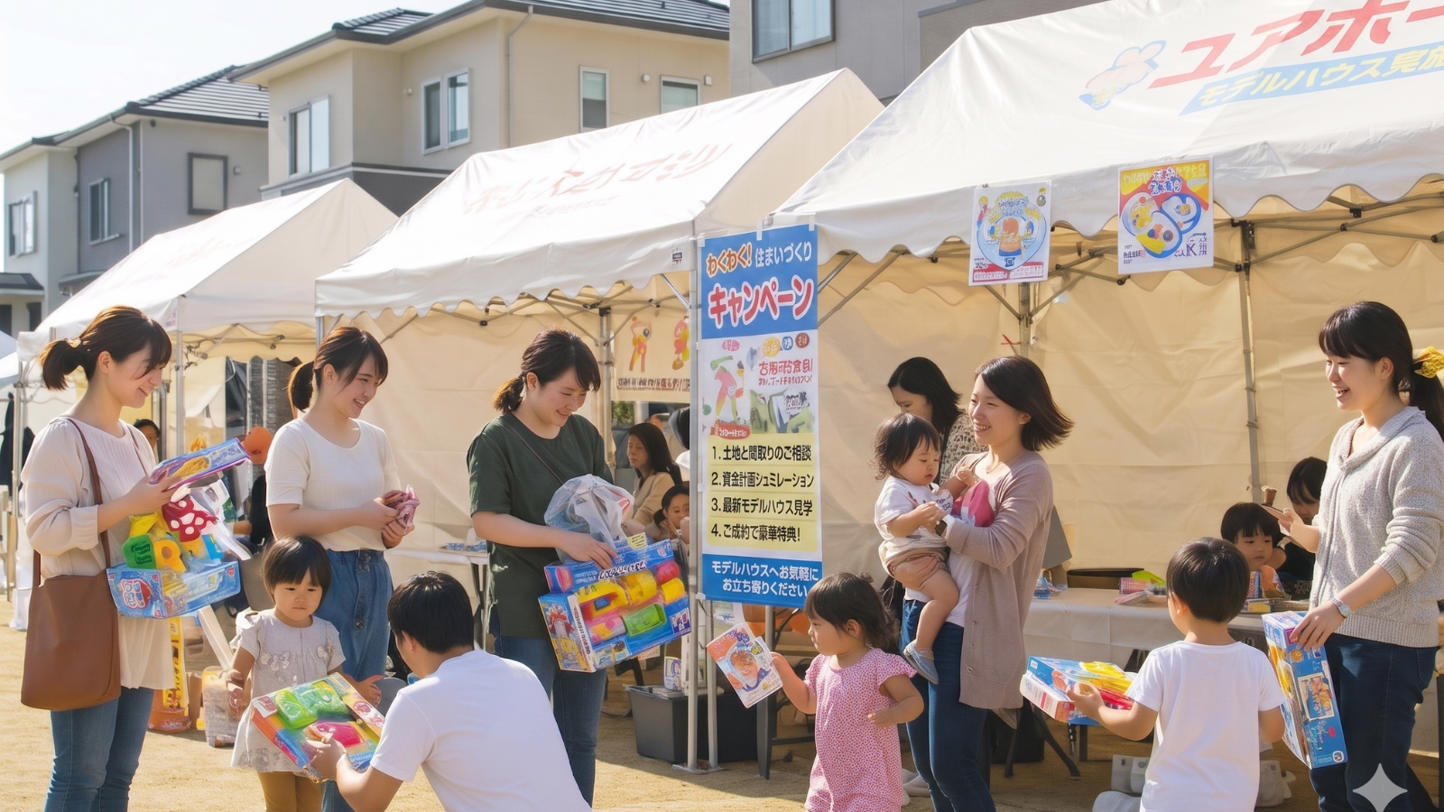 住宅展示場の風景